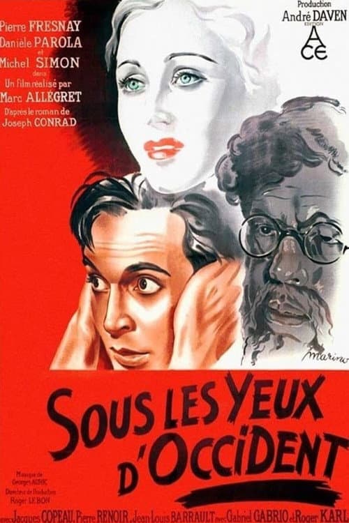 Sous les yeux d'occident (1936) poster