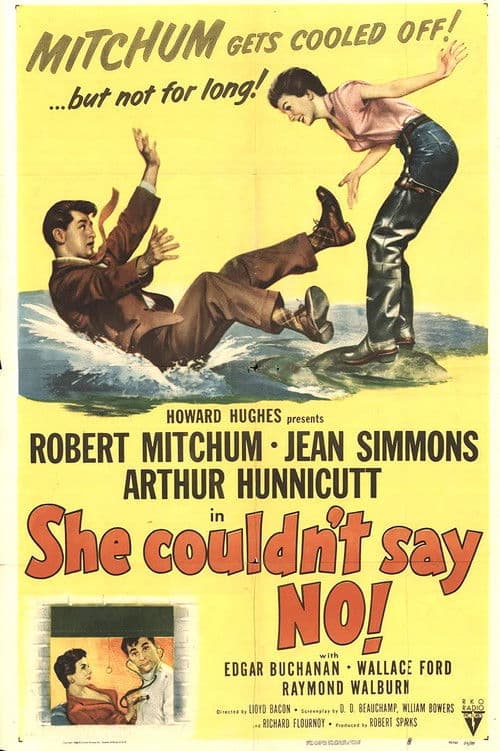 She Couldn't Say No (1954) poster
