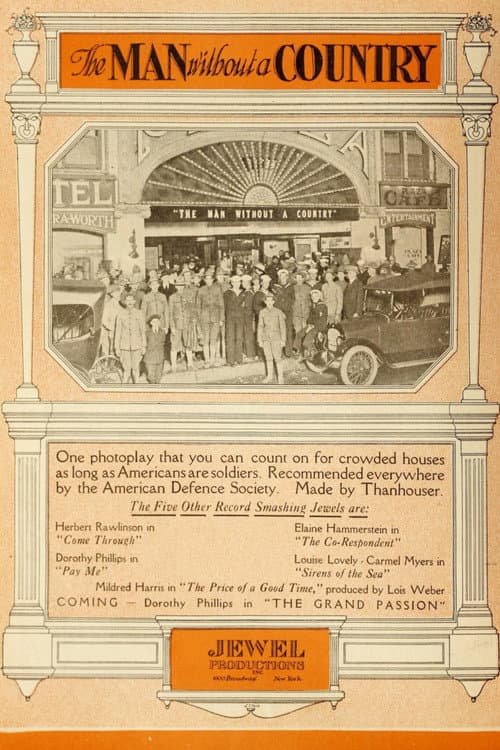 The Man Without a Country (1917) poster