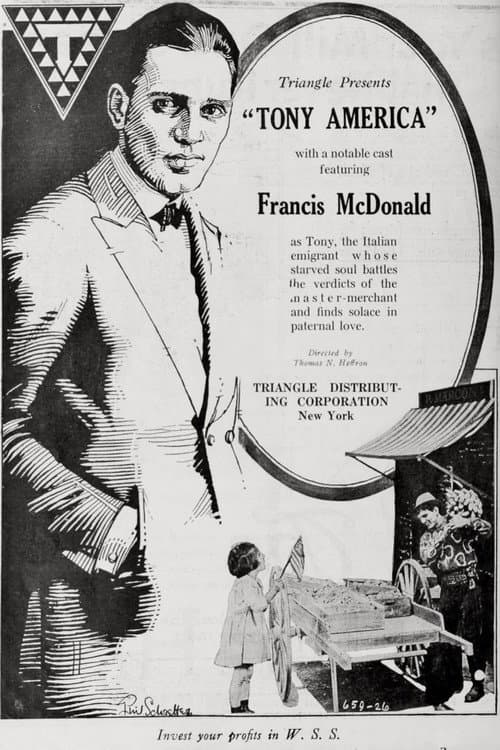 Tony America (1918) poster