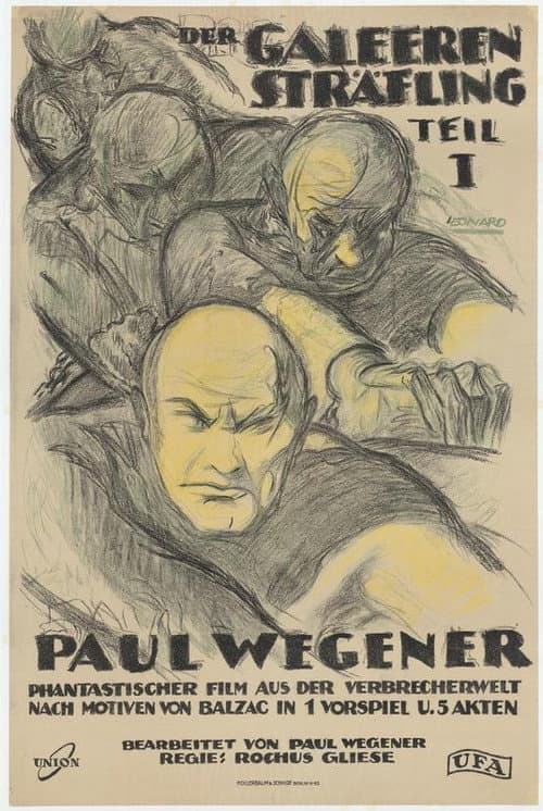 Der Galeerensträfling (1920) poster