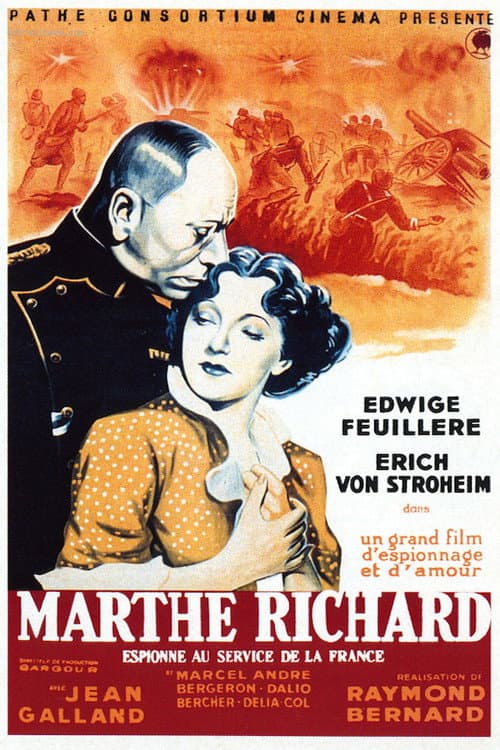 Marthe Richard, au service de la France (1937) poster