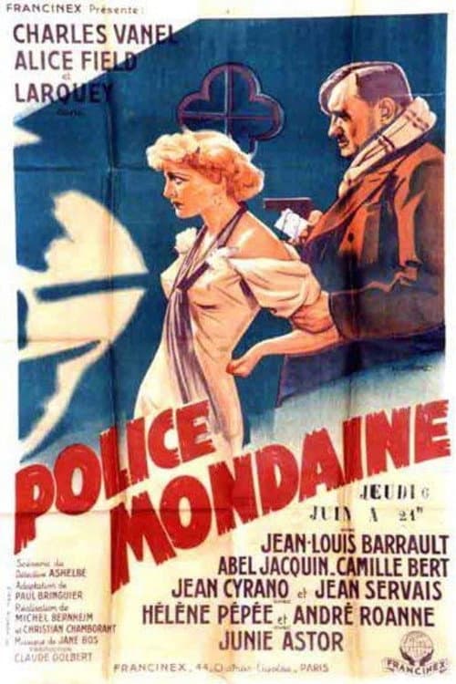 Police mondaine (1937) poster