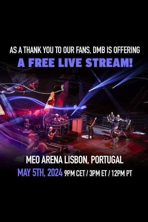 Dave Matthews Band - Live in Lisbon, Portugal (2024) poster