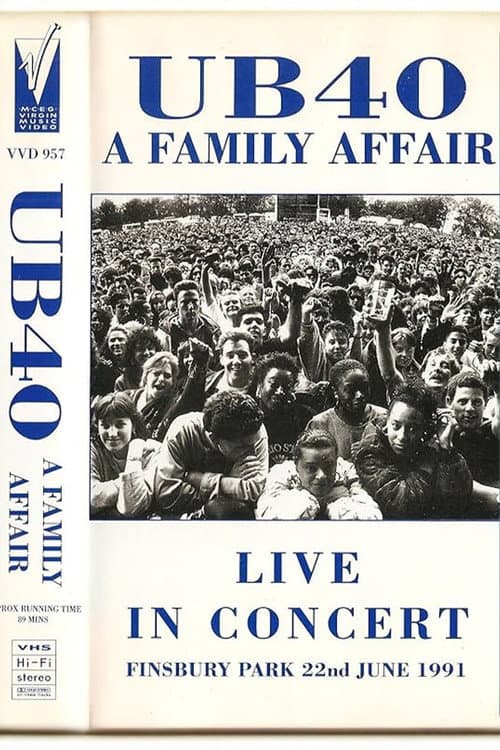 UB40 Live at Finsbury Park (1991) poster