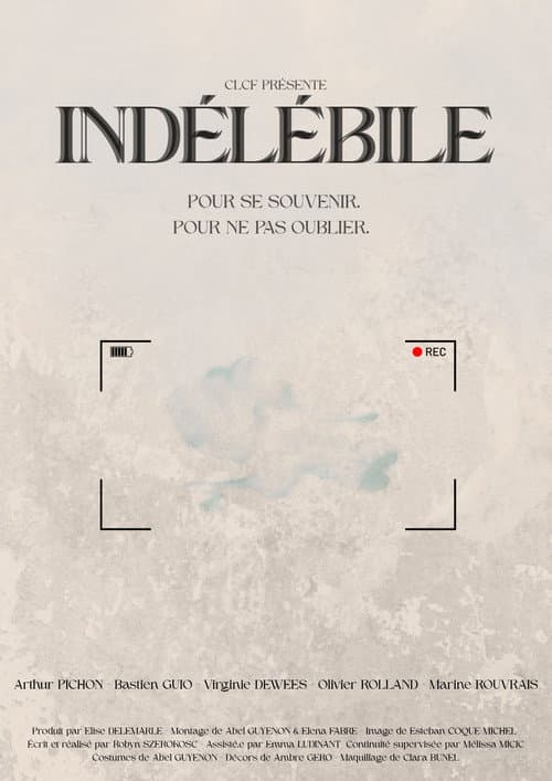 Indélébile (2026) poster
