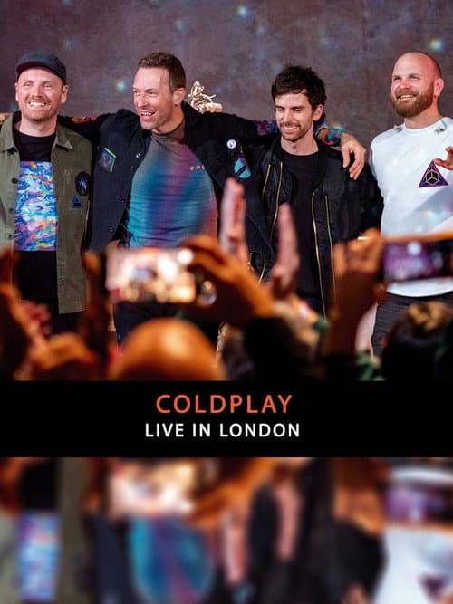 Coldplay - Live In London (2011) poster