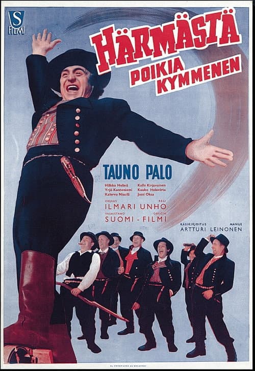 Härmästä poikia kymmenen (1950) poster