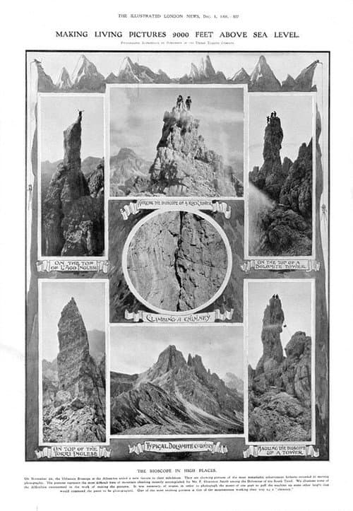 Ascent and Descent of the Dolomite Towers (1906) poster