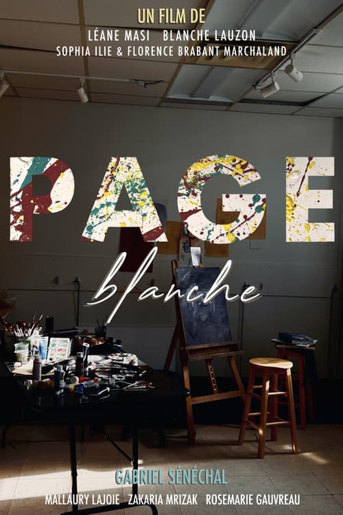 Page blanche (2026) poster