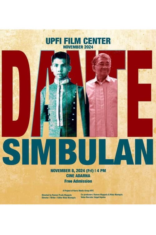 Dante Simbulan: PMAer-Turned-Activist (2024) poster