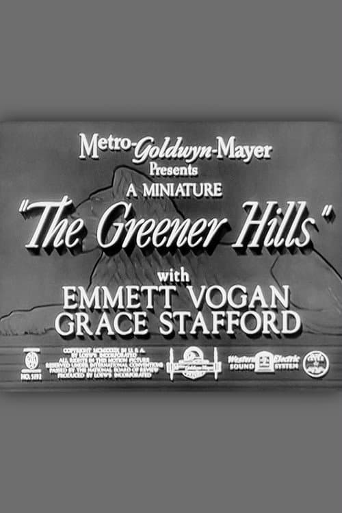 The Greener Hills (1939) poster