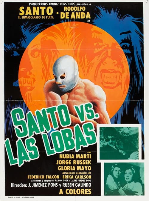 Santo vs. las Lobas (1976) poster
