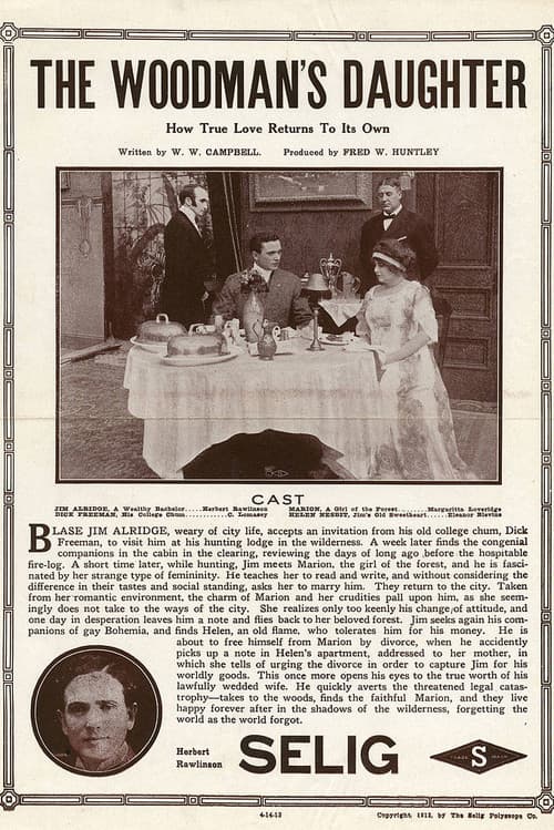 The Woodman's Daughter (1913) poster