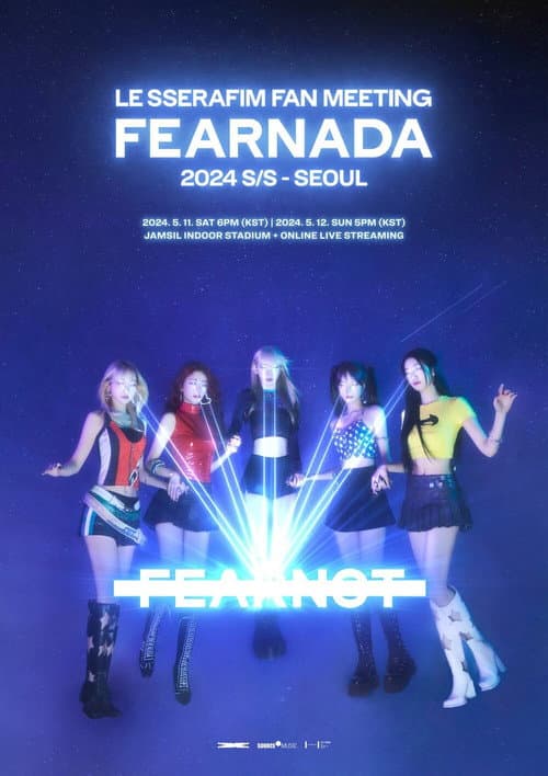 LE SSERAFIM Fan Meeting [FEARNADA] 2024 S/S in Seoul (2024) poster