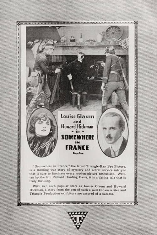 Somewhere in France (1916) poster