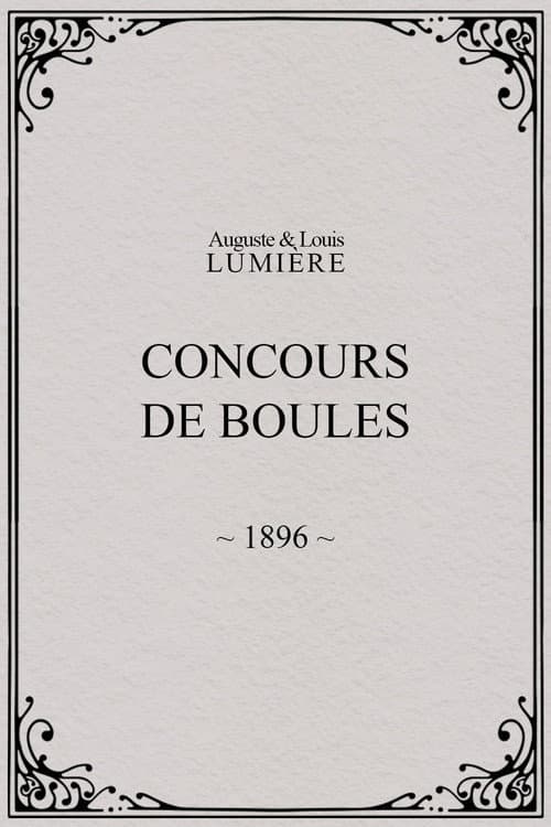 Concours de boules (1896) poster
