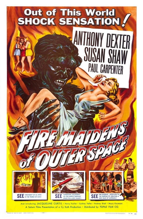 Fire Maidens of Outer Space (1956) poster