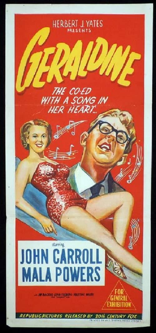 Geraldine (1953) poster