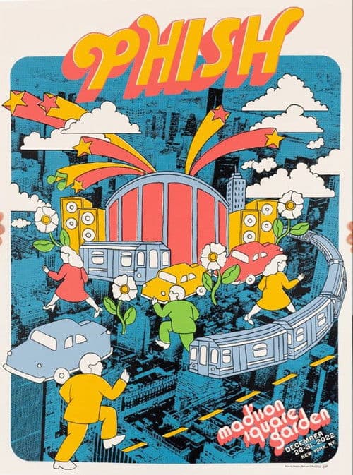Phish 2022-12-31 Madison Square Garden, New York, NY (2022) poster