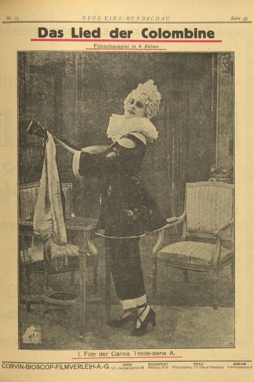 Das Lied der Colombine (1918) poster