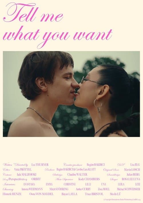 Tell Me What You Want (2024) poster