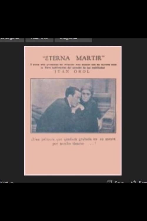 Eterna mártir (1937) poster
