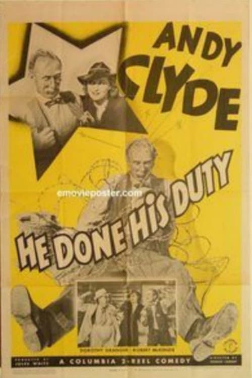 He Done His Duty (1937) poster