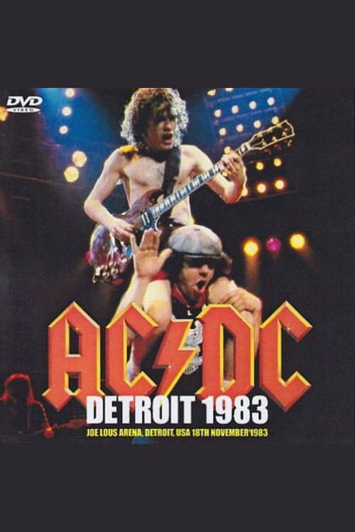 AC/DC  Joe Louis Arena Detroit USA November 18 1983 (1983) poster