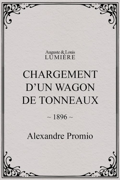 Chargement d’un wagon de tonneaux (1896) poster