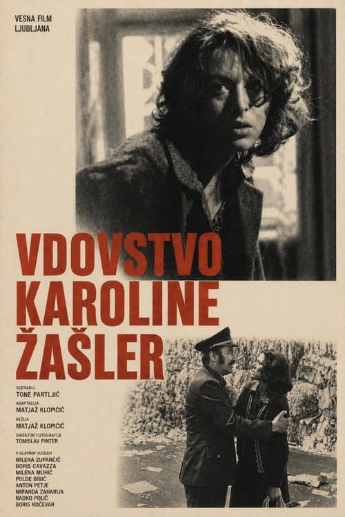Vdovstvo Karoline Žašler (1976) poster