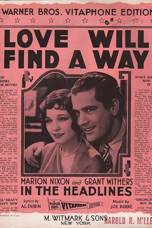 In the Headlines (1929) poster