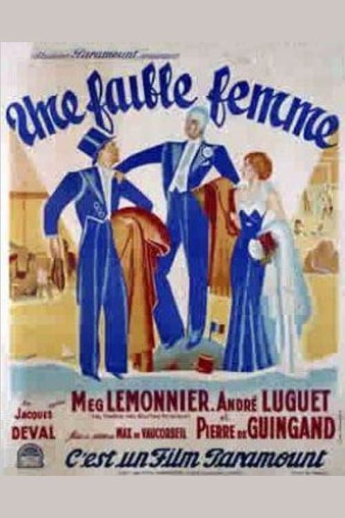 Une faible femme (1933) poster