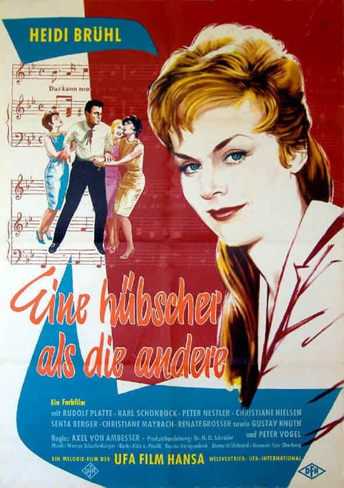 Eine hübscher als die andere (1961) poster