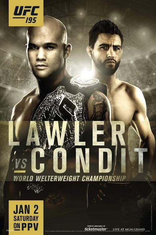 UFC 195: Lawler vs. Condit (2016) poster