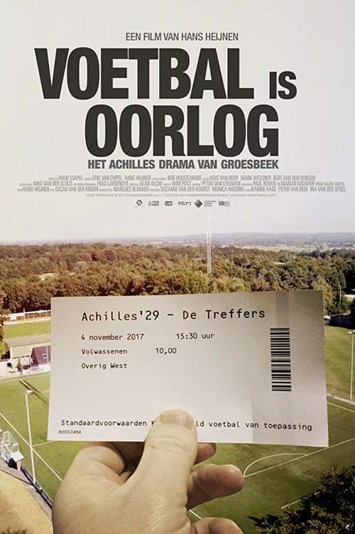 Voetbal is oorlog (2018) poster