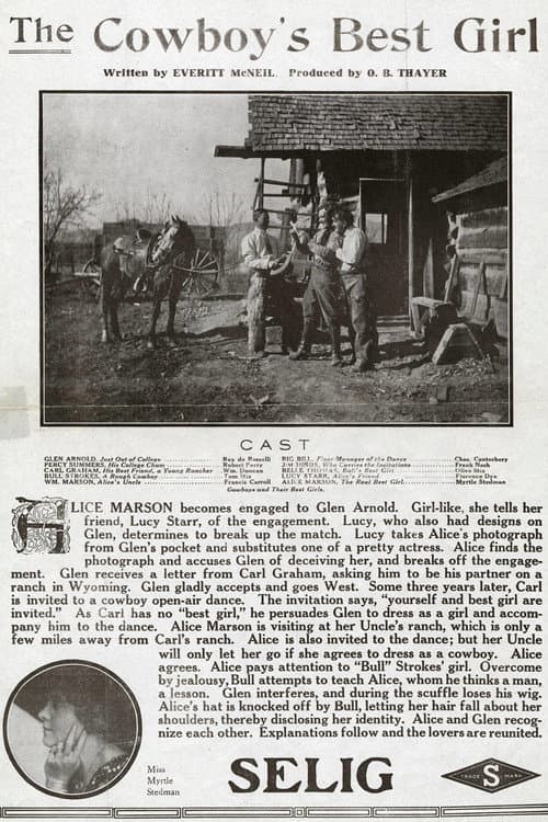 A Cowboy's Best Girl (1912) poster