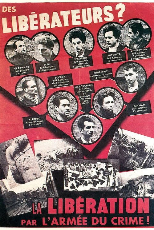Les Résistants de l'Affiche Rouge (2023) poster