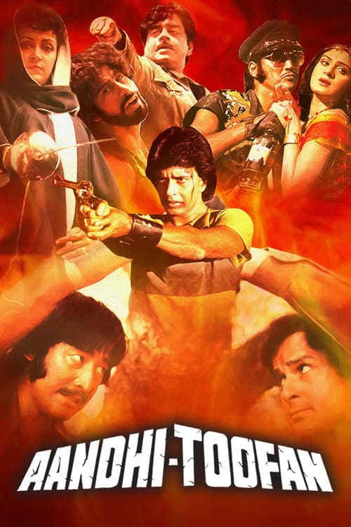 Aandhi-Toofan (1985) poster