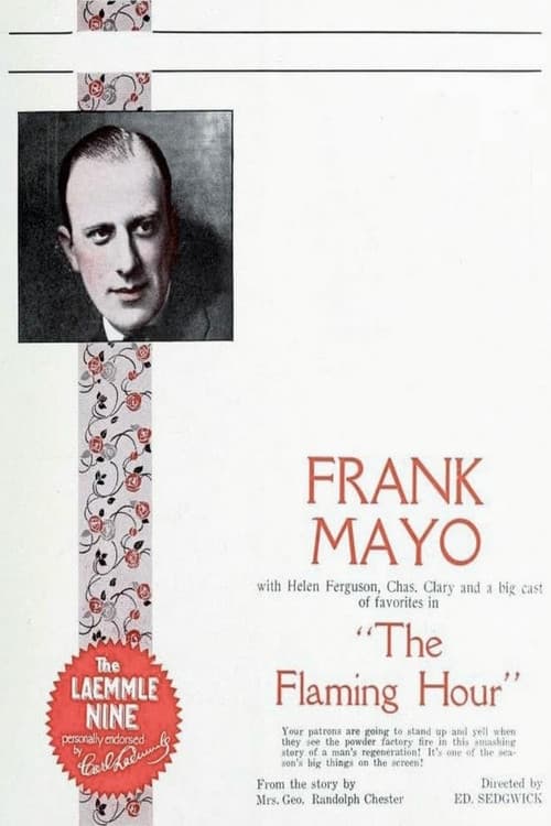 The Flaming Hour (1922) poster