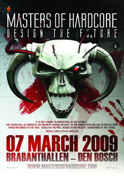 Masters of Hardcore design the future (2009) poster