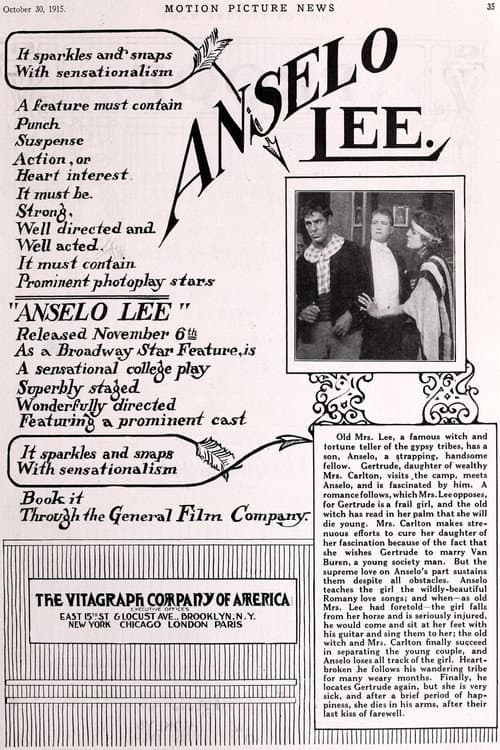 Anselo Lee (1915) poster