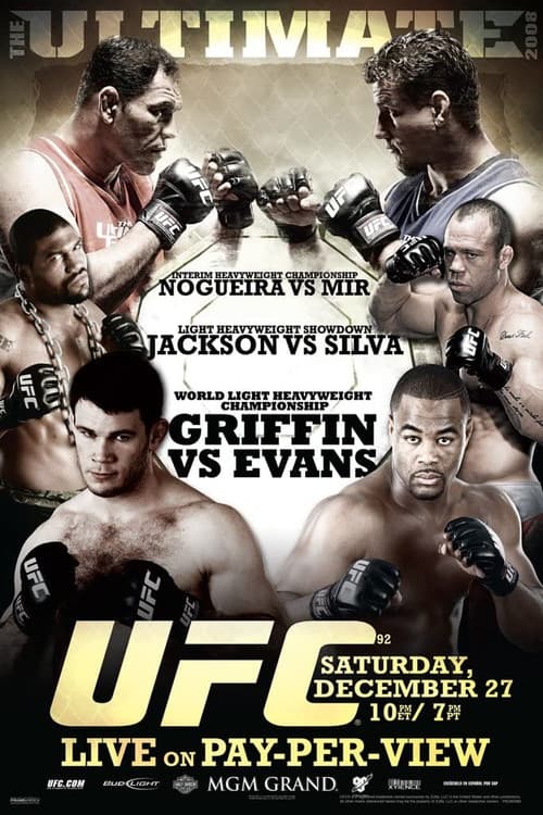 UFC 92: The Ultimate 2008 (2008) poster