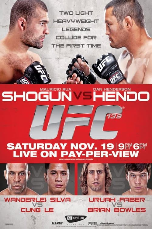 UFC 139: Shogun vs. Henderson (2011) poster