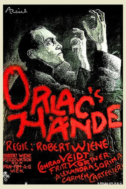 Orlacs Hände (1924) poster