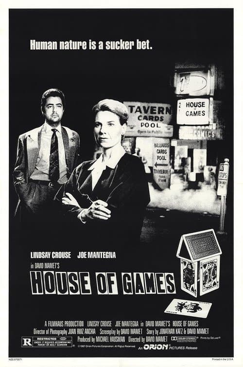 David Mamet on 'House of Games' (2005) poster