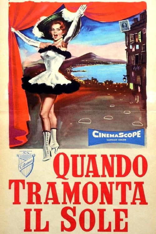 Quando tramonta il sole (1956) poster