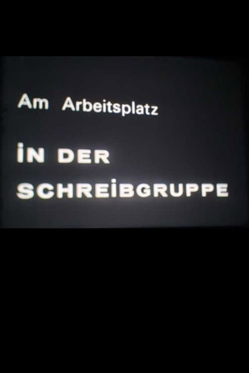 In der Schreibgruppe (1970) poster