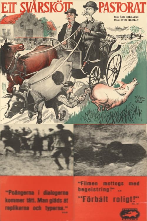 Ett svårskött pastorat (1958) poster