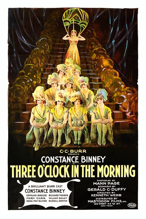 Three O'Clock in the Morning (1923) poster